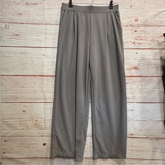 NWT Halara Flex High Waisted Body Sculpt Waist-Slimming Pocket Wide Leg Pants  L - Picture 3 of 13